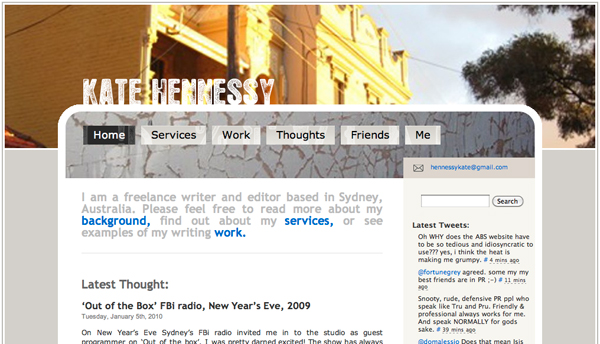 Kate Hennessy's Site
